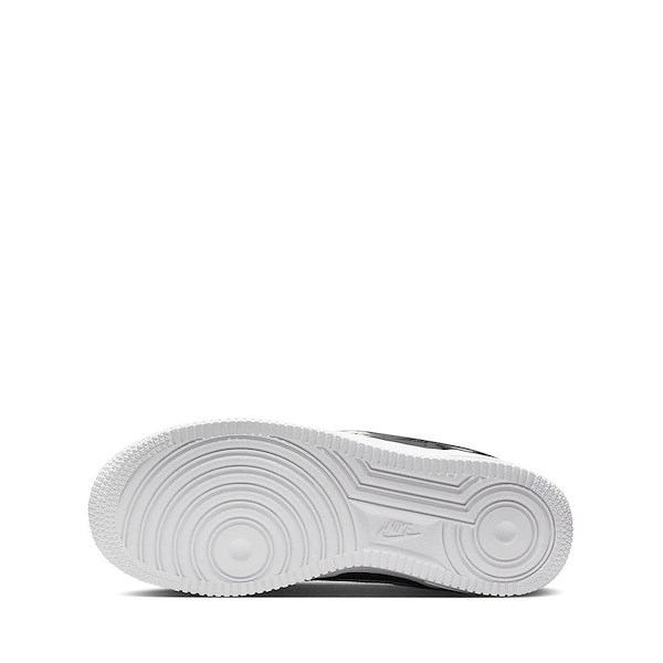 alternate view Nike Air Force 1 Athletic Shoe - Big Kid - Dark Smoke Grey / Vast Grey / Black / WhiteALT3