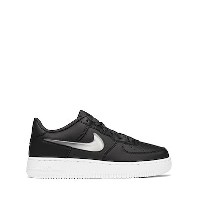 Main view of Nike Air Force 1 Athletic Shoe - Big Kid - Dark Smoke Grey / Vast Grey / Black / White