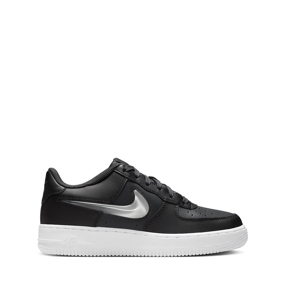Nike Air Force 1 Athletic Shoe - Big Kid - Dark Smoke Grey / Vast Grey / Black / White