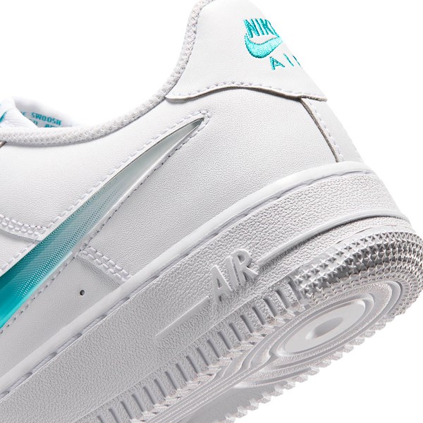 alternate view Nike Air Force 1 Athletic Shoe - Big Kid - White / EnergyALT1C