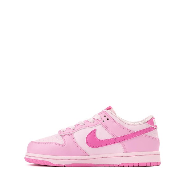 alternate view Nike Dunk Low Athletic Shoe - Little Kid - Pink Rise / Playful Pink / Pink Foam / WhiteALT1
