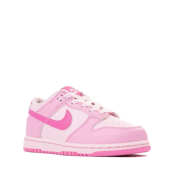 alternate view Nike Dunk Low Athletic Shoe - Little Kid - Pink Rise / Playful Pink / Pink Foam / WhiteALT5