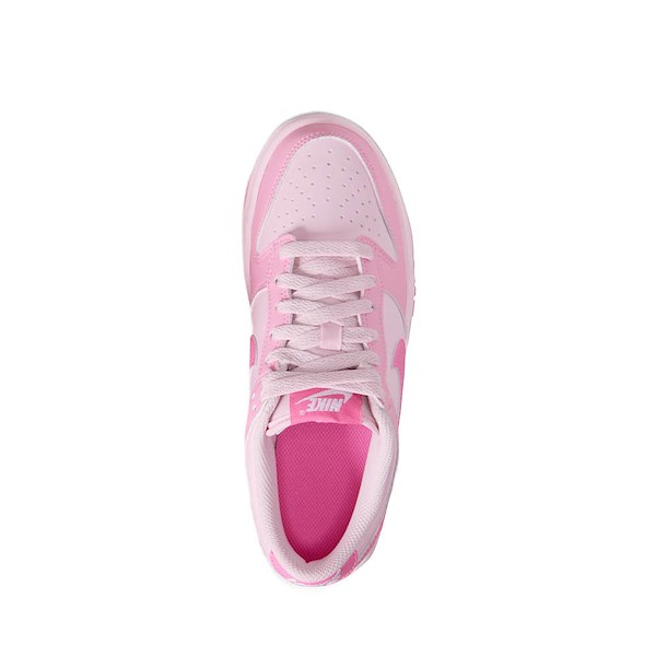 alternate view Nike Dunk Low Athletic Shoe - Big Kid - Pink Rise / Playful Pink / Pink FoamALT2