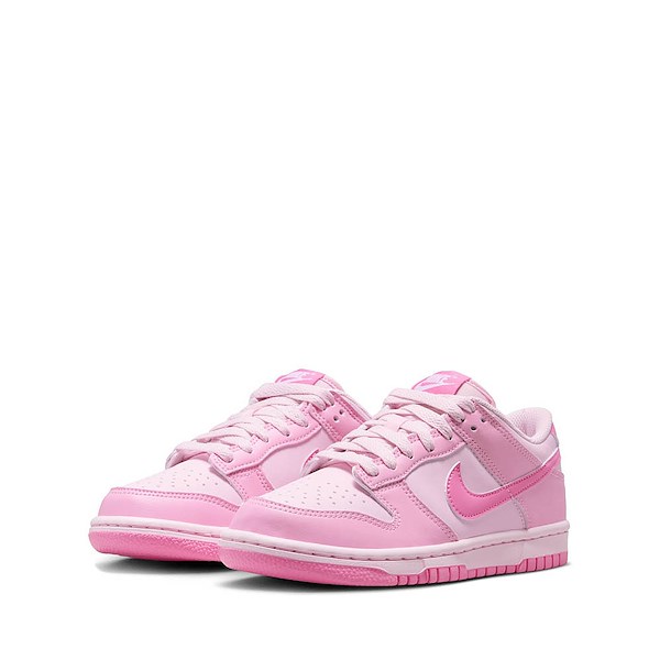 alternate view Nike Dunk Low Athletic Shoe - Big Kid - Pink Rise / Playful Pink / Pink FoamALT5