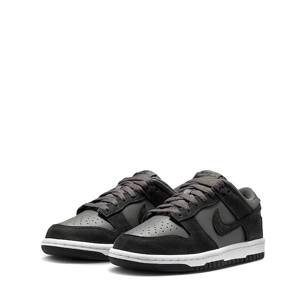 alternate view Nike Dunk Low SE Athletic Shoe - Big Kid - BlackALT5