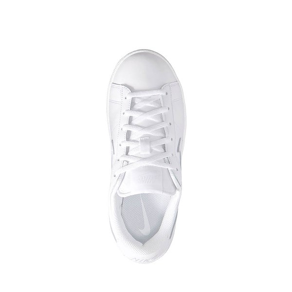 alternate view Nike Tennis Classic Athletic Shoe - Big Kid - White / White / WhiteALT2