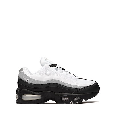 靴 Nike Air Max 95 OG White and Black US9.5 Nike Air Max 95 Big Bubble Athletic Shoe - Big Kid - Black / Black