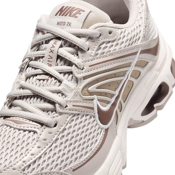 alternate view Nike Air Max Moto 2K Athletic Shoe - Big Kid - Cream / Fauna BrownALT1B
