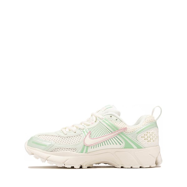 alternate view Nike Vomero 5 Athletic Shoe - Big Kid - Sail / Pink Foam / Arctic GreenALT1