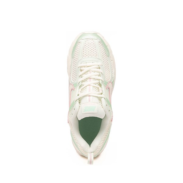 alternate view Nike Vomero 5 Athletic Shoe - Big Kid - Sail / Pink Foam / Arctic GreenALT2
