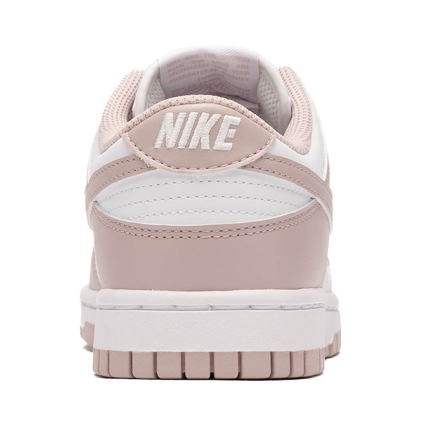 alternate view Womens Nike Dunk Low Athletic Shoe - White / Particle Rose / WhiteALT4