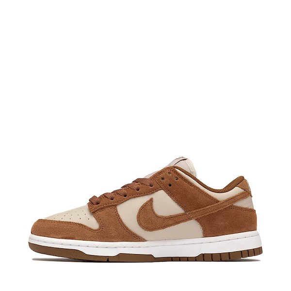 alternate view Womens Nike Dunk Low Suede Athletic Shoe - Light British Tan / Light British Tan / Cream IIALT1