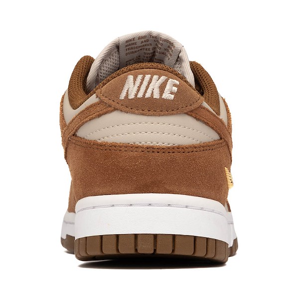 alternate view Womens Nike Dunk Low Suede Athletic Shoe - Light British Tan / Light British Tan / Cream IIALT4