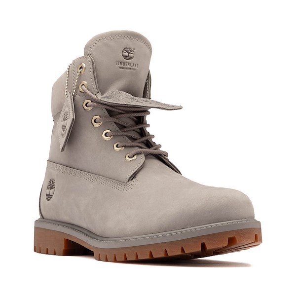 alternate view Mens Timberland&reg; Premium 6-Inch Double Tongue Waterproof Boot - Grey FlannelALT5