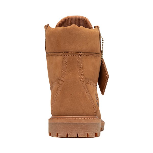alternate view Mens Timberland&reg; Premium 6-Inch Double Tongue Waterproof Boot - SaddleALT4