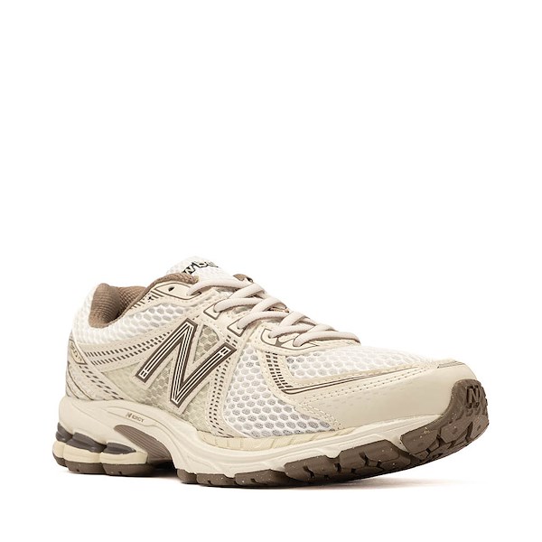 alternate view New Balance 860v2 Athletic Shoe - Sea Salt / Black CementALT5