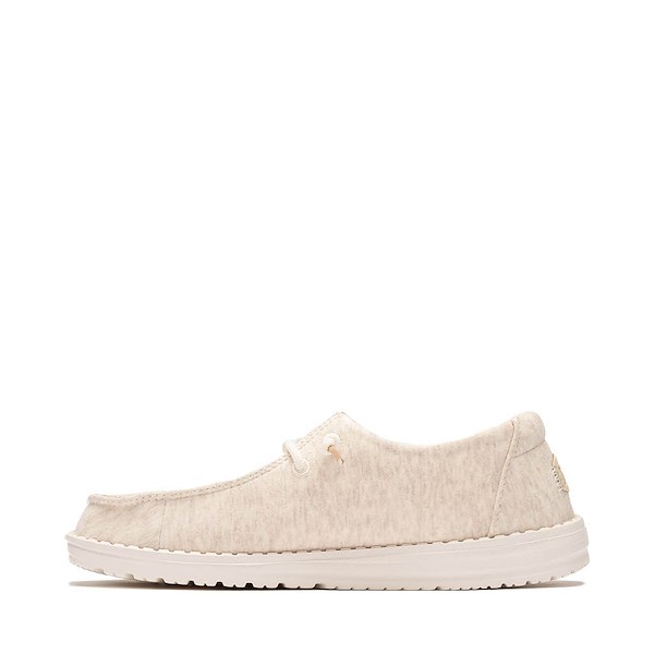 alternate view HEYDUDE Wendy Stretch Jersey Casual Shoe - OatmealALT1