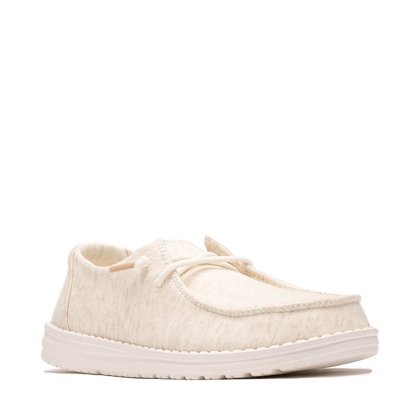 alternate view HEYDUDE Wendy Stretch Jersey Casual Shoe - OatmealALT5