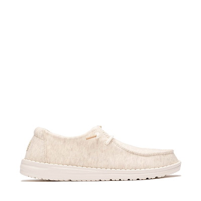 Main view of HEYDUDE Wendy Stretch Jersey Casual Shoe - Oatmeal
