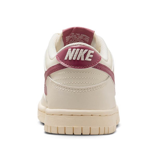 alternate view Nike Dunk Low Athletic Shoe - Big Kid - Soft Pearl / Pink SmokeALT4