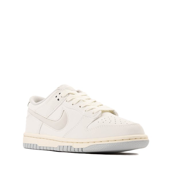 alternate view Nike Dunk Low LV8 Athletic Shoe - Big Kid - Sail / Light Bone / Coconut MilkALT5