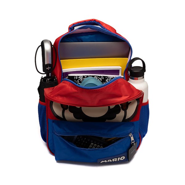alternate view Super Mario Backpack - Red / BlueALT1