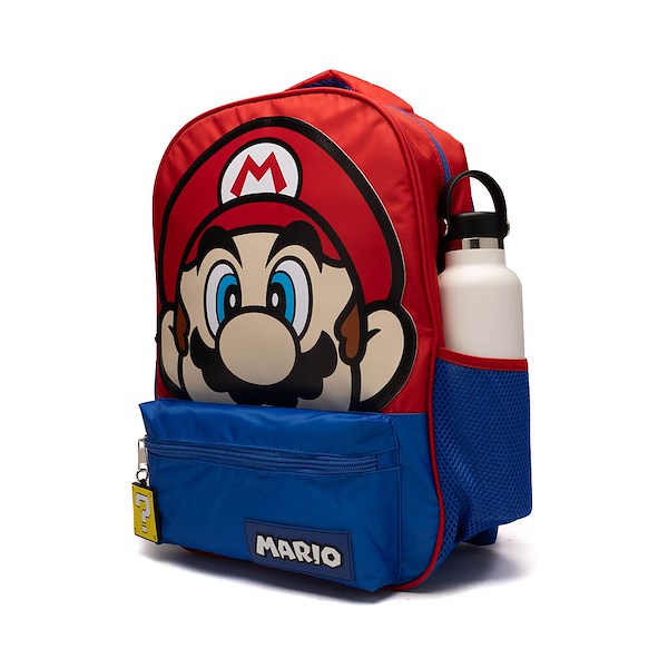 alternate view Super Mario Backpack - Red / BlueALT4
