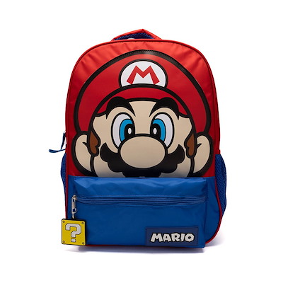 Main view of Super Mario Backpack - Red / Blue