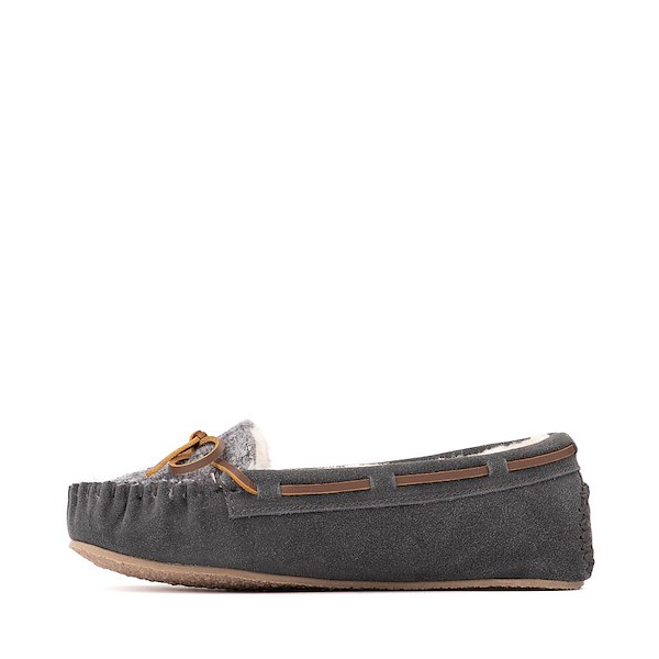 alternate view Womens Minnetonka Cosi Sweater Slipper - GreyALT1