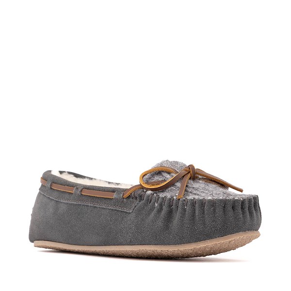 alternate view Womens Minnetonka Cosi Sweater Slipper - GreyALT5