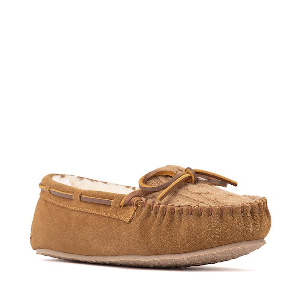 alternate view Womens Minnetonka Cosi Sweater Slipper - TanALT5