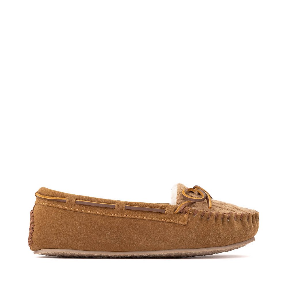 Womens Minnetonka Cosi Sweater Slipper - Tan