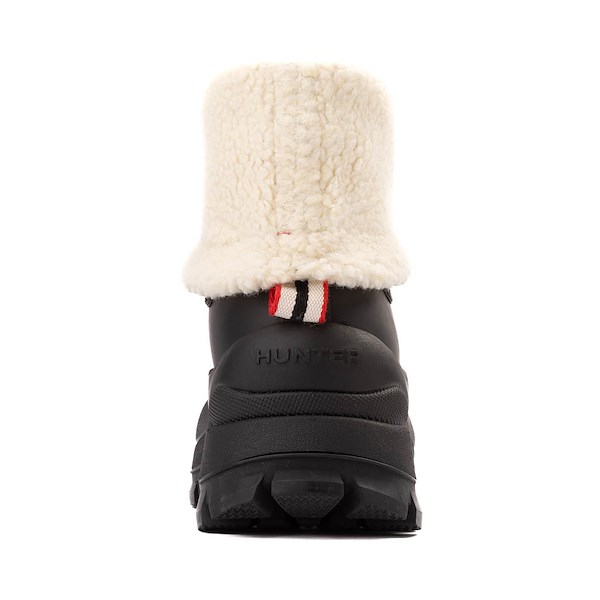 alternate view Womens Hunter Esme Lug Sole Waterproof Snow Bootie - BlackALT4