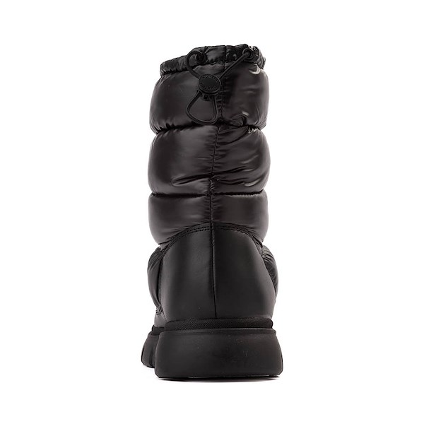 alternate view Womens Hunter Maribel Lug Sole Insulated Waterproof Snow Bootie - BlackALT4