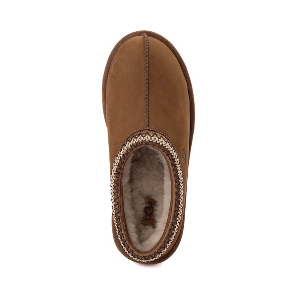 alternate view Womens UGG&reg; Tasman Nubuck Slipper - Dark ChestnutALT2