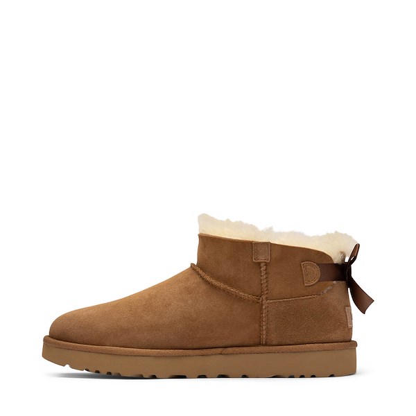 alternate view Womens UGG&reg; Ultra Mini Bailey Bow Boot - ChestnutALT1