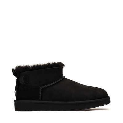 Main view of Womens UGG&amp;reg; Ultra Mini Bailey Bow Boot - Black