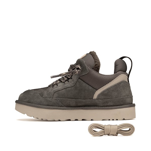 alternate view Mens UGG&reg; Lowmel Sneaker - Charcoal / GoatALT1
