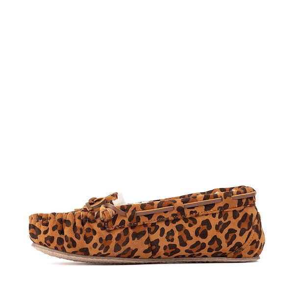 alternate view Womens Minnetonka Cally Casual Shoe - Cinnamon LeopardALT1