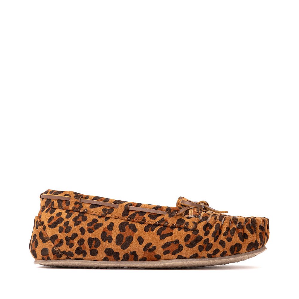 Womens Minnetonka Cally Casual Shoe - Cinnamon Leopard