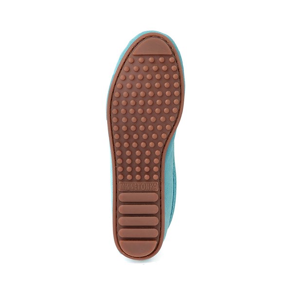 alternate view Womens Minnetonka Thunderbird "Animikii" Hardsole Moccasin - TurquoiseALT3