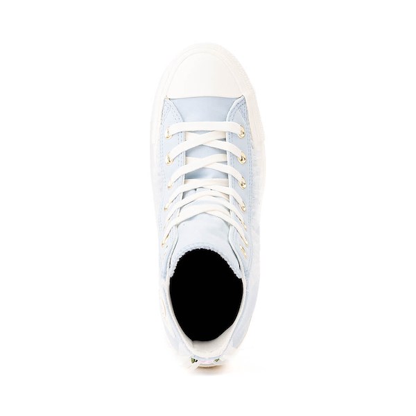 alternate view Converse Chuck Taylor All Star Fancy Florals High-Top Sneaker - Clear Skies / Egret / RoseALT2