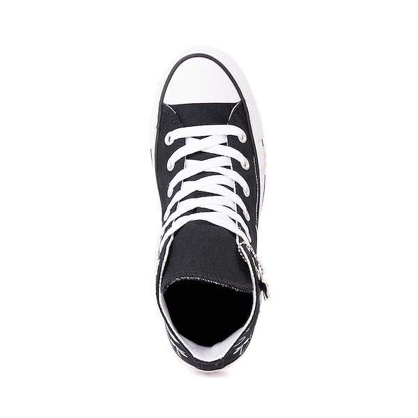 alternate view Converse Chuck Taylor All Star Dragonflies High-Top Sneaker - Black / Lavender Latte / WhiteALT2