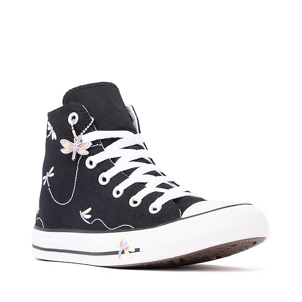 alternate view Converse Chuck Taylor All Star Dragonflies High-Top Sneaker - Black / Lavender Latte / WhiteALT5