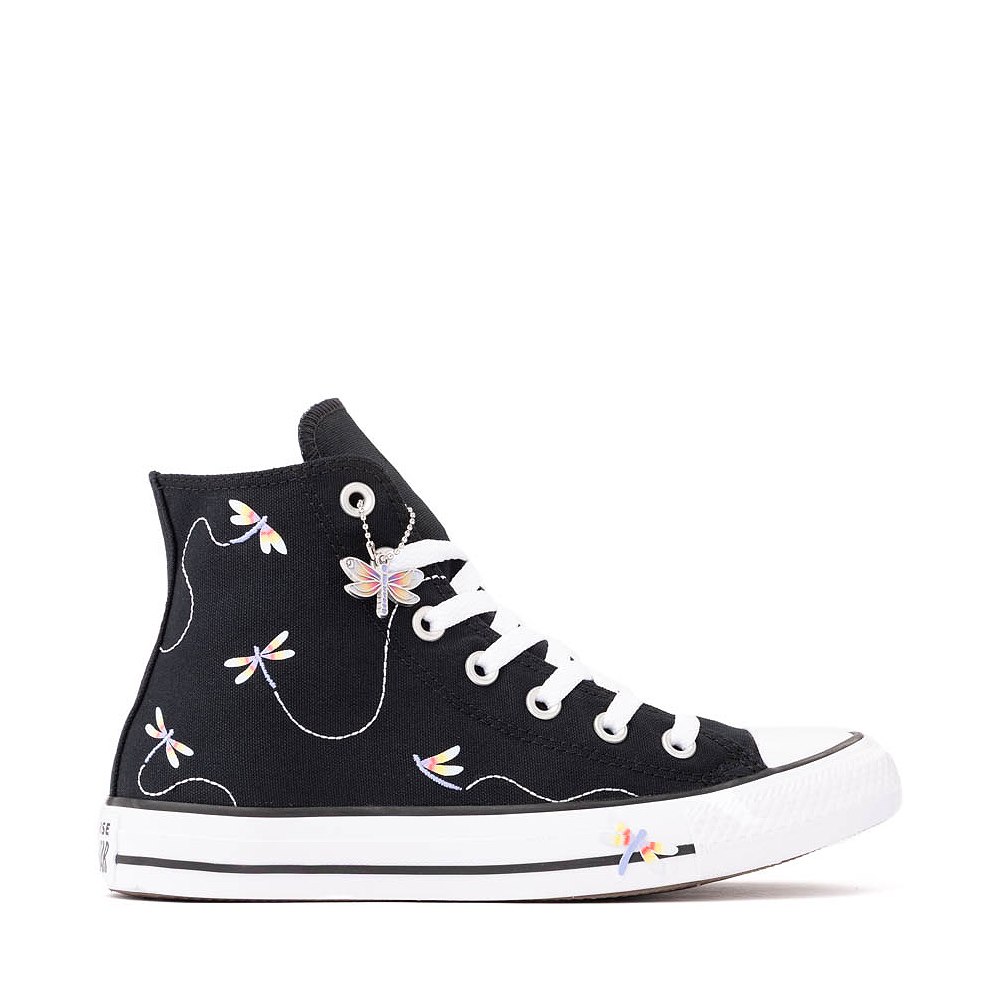 Converse Chuck Taylor All Star Dragonflies High-Top Sneaker - Black / Lavender Latte / White