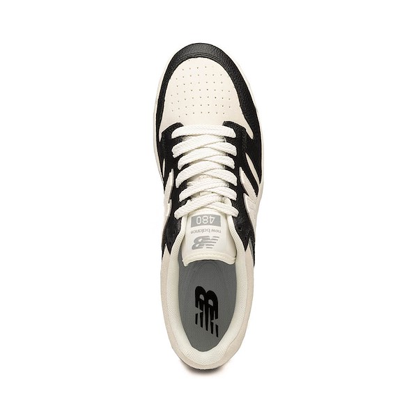 alternate view New Balance 480 Athletic Shoe - Black / Sea SaltALT2