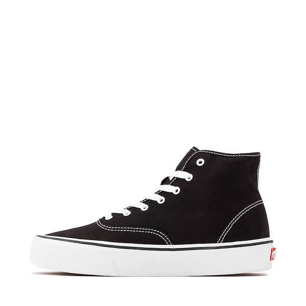 alternate view Vans Authentic Hi 2.0 Skate Shoe - Black / True WhiteALT1