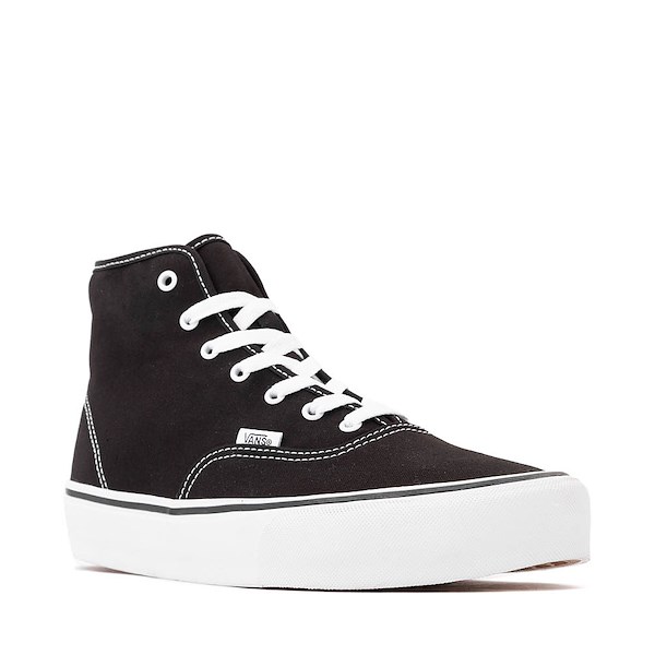 alternate view Vans Authentic Hi 2.0 Skate Shoe - Black / True WhiteALT5