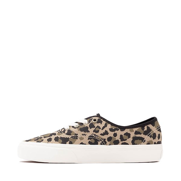 alternate view Vans Authentic Skate Shoe - Leopard Black / Incense TanALT1
