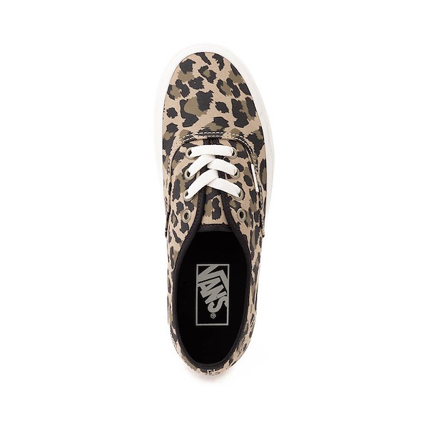 alternate view Vans Authentic Skate Shoe - Leopard Black / Incense TanALT2